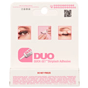 DUO Quick Set Strip Lash Adhesive Dark Tone (7g) - Back of Packaging
